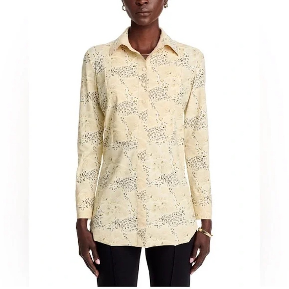 CHIARA BONI La Petite Robe Leopard Lotus Printed Top 10